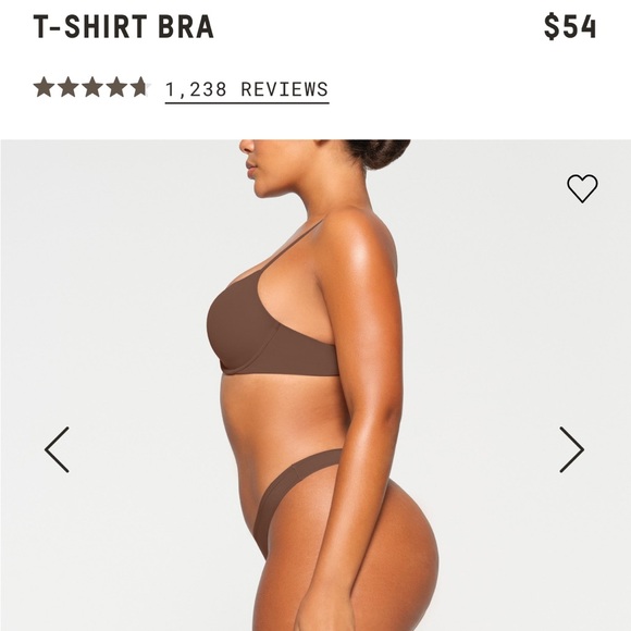 NWOT Skims fits everybody tshirt bra 34DD - Picture 3 of 6